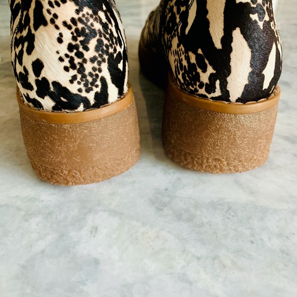 ❌Sold❌ Free People Taos Laced Snake Cow Hair Boot - Picture 8 of 16